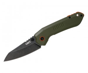 Нож складной CRKT Overland 7,6 см, сталь 8Cr13MoV, рукоять G10, Green