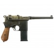 |Уценка| Страйкбольный пистолет WE Mauser 712 Black, кобура-приклад, длинный магазин (№ 433-УЦ) - фото № 2
