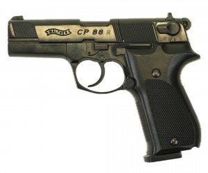 |Б/у| Пневматический пистолет Umarex Walther CP88 Black (№ 106ком)