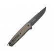 Нож складной CRKT Cinco 7,3 см, сталь D2, рукоять G10, Brown - фото № 2
