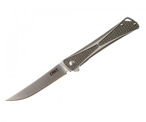Нож складной CRKT Crossbones 9 см, сталь Aus 8, рукоять T-6 Aluminium, Grey