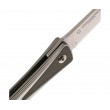 Нож складной CRKT Crossbones 9 см, сталь Aus 8, рукоять T-6 Aluminium, Grey - фото № 3
