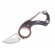 Нож складной CRKT Compano 3,6 см, сталь 5Cr15MoV, рукоять сталь 2CR13, Bronze - фото № 1