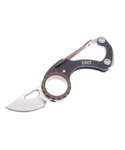 Нож складной CRKT Compano 3,6 см, сталь 5Cr15MoV, рукоять сталь 2CR13, Bronze