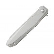 Нож складной CRKT Facet 8,6 см, сталь D2, рукоять Steel, Grey - фото № 3