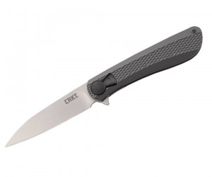 Нож складной CRKT Slacker 8,4 см, сталь 1.4116, рукоять T-6 Aluminium, Grey