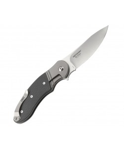 Нож складной CRKT Hootenanny 8,5 см, сталь 8Cr13MoV, рукоять Steel, Grey
