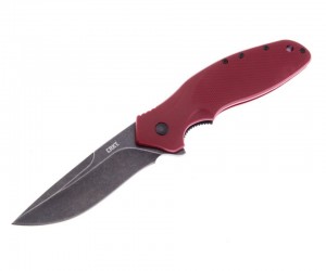 Нож складной CRKT Shenanigan Maroon 8,5 см, сталь 1.4116, рукоять GRN, Red
