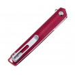 Нож складной CRKT Stylus Maroon 8,1 см, сталь 12С27, рукоять T-6 Aluminium, Red - фото № 4