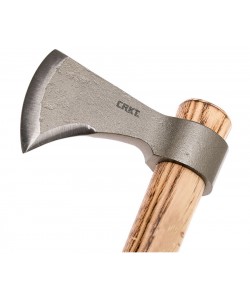 Топор CRKT Woods Nobo T-Hawk 8,8 см, сталь 1055 Carbon, рукоять Гикори Brown