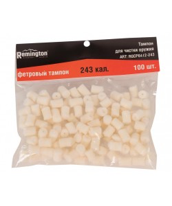 Тампон Remington фетровый, кал. 243 (100 штук)