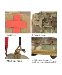 Подсумок под аптечку EmersonGear Military First Aid Kit (Khaki)