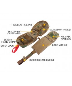 Подсумок под аптечку EmersonGear Military First Aid Kit (Khaki)