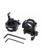 Кольца 25,4 мм Remington RMKC14, быстросъемные на Weaver (низкие, H=15 мм)