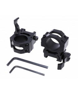 Кольца 25,4 мм Remington RMKC14, быстросъемные на Weaver (низкие, H=15 мм, блистер)