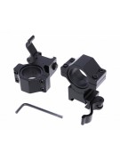 Кольца 30 мм Remington RMKC05, быстросъемные на Weaver (средние, H=14 мм)