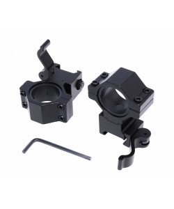 Кольца 30 мм Remington RMKC05, быстросъемные на Weaver (средние, H=14 мм)