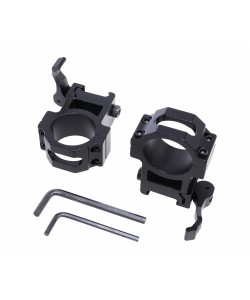 Кольца 30 мм Remington RMKC11, быстросъемные на Weaver (средние, H=22 мм, блистер)