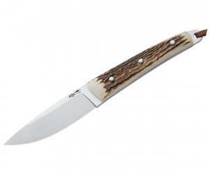 Нож Fox Knives Vintage 11 см, сталь 440C, рукоять рог, Brown