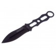 Нож Fox Knives Black Fox Throwing Knife 8,5 см, сталь 440C, рукоять Steel, Black - фото № 1