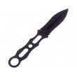Нож Fox Knives Black Fox Throwing Knife 8,5 см, сталь 440C, рукоять Steel, Black - фото № 2