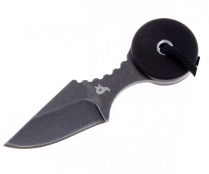 Нож Black Fox Arrow fixed 5,5 см, сталь 440C, рукоять G10, Black