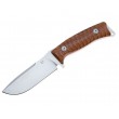 Нож Fox Knives Fox FX-131 Pro-Hunter 11 см, сталь Bohler N690, рукоять Дерево, Brown - фото № 1