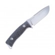 Нож Fox Knives Fox FX-131 Pro - Hunter 11 см, сталь Bohler N690, рукоять Micarta, Grey - фото № 2