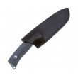 Нож Fox Knives Fox FX-131 Pro - Hunter 11 см, сталь Bohler N690, рукоять Micarta, Grey - фото № 4