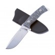 Нож Fox Knives Fox FX-131 Pro - Hunter 11 см, сталь Bohler N690, рукоять Micarta, Grey - фото № 5
