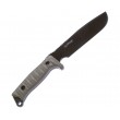 Нож Fox Knives Combat Jungle 19 см, сталь Bohler N690, рукоять Micarta, Grey - фото № 2