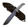 Нож Fox Knives Combat Jungle 19 см, сталь Bohler N690, рукоять Micarta, Grey - фото № 5