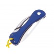 Нож складной Fox Knives Sailing 7,5 см, сталь 420НС, рукоять T-6 Aluminium, Blue - фото № 4