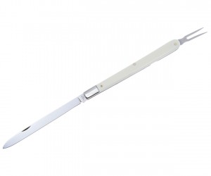 Нож складной Fox Knives Fox Camping 11,5 см, сталь 420НС, рукоять пластик, Beige