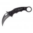 Нож складной Fox Knives 479 Karambit 7,5 см, сталь Bohler N690, рукоять G10, Black - фото № 1