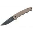 Нож складной Fox Knives Sai 9,5 см, сталь 440C, рукоять G10, Desert - фото № 1