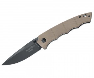 Нож складной Fox Knives Sai 9,5 см, сталь 440C, рукоять G10, Desert