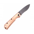 Нож складной Fox Knives Ciol 7 см, сталь 440C, рукоять Медь - фото № 2