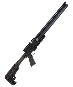 Пневматическая винтовка Kuzey K60 Tactical (пластик, телескоп. приклад, PCP, ★3 Дж) 5,5 мм
