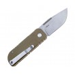 Нож складной Fox Knives MIBlackFox Nu-Bowie 6 см, сталь D2, рукоять Micarta, Green - фото № 2