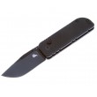 Нож складной Fox Knives BlackFox Nu-Bowie 6 см, сталь D2, рукоять G10, Black - фото № 1