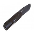 Нож складной Fox Knives BlackFox Nu-Bowie 6 см, сталь D2, рукоять G10, Black - фото № 2