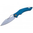 Нож складной Fox Knives FoxEdge Sparrow 8 см, сталь 9Cr13MoV, рукоять Aluminium, Blue - фото № 1