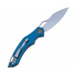 Нож складной Fox Knives FoxEdge Sparrow 8 см, сталь 9Cr13MoV, рукоять Aluminium, Blue - фото № 2