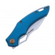 Нож складной Fox Knives FoxEdge Sparrow 8 см, сталь 9Cr13MoV, рукоять Aluminium, Blue - фото № 3