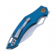 Нож складной Fox Knives FoxEdge Sparrow 8 см, сталь 9Cr13MoV, рукоять Aluminium, Blue - фото № 4