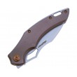 Нож складной Fox Knives FoxEdge Sparrow 8 см, сталь 9Cr13MoV, рукоять Aluminium, Bronze - фото № 3