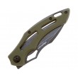 Нож складной Fox Knives FoxEdge Sparrow 8 см, сталь 9Cr13MoV, рукоять G10, Green - фото № 3