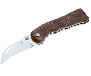 Нож складной Fox Knives Spora Mushrooms Knife 6,5 см, сталь 12C27, рукоять Дерево