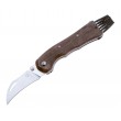 Нож складной Fox Knives Spora Mushrooms Knife 6,5 см, сталь 12C27, рукоять Дерево - фото № 5